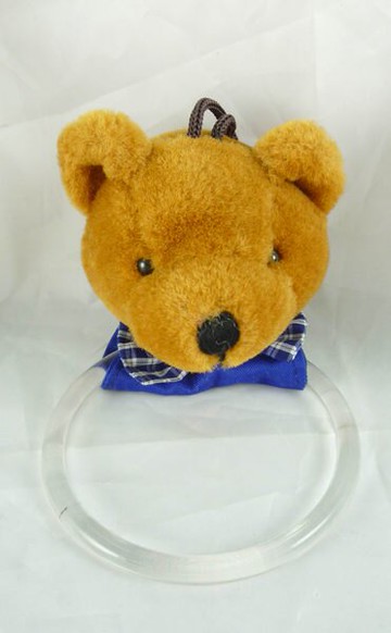 【震撼精品百貨】日本泰迪熊 毛巾掛 絨毛頭-咖啡  震撼日式精品百貨