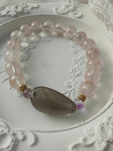 月光與花影-銀兔毛 、粉幽靈