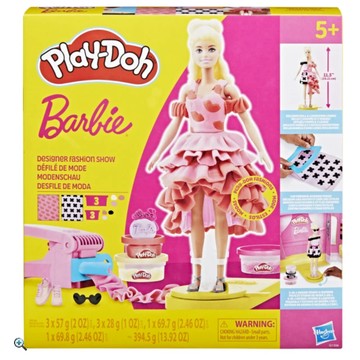 PLAYDOH 培樂多 黏土系列(芭比娃娃設計師時裝秀遊戲組)
