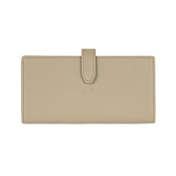 J II 長夾-柔膚薄款對折扣式長夾-煙燻灰-5012-12