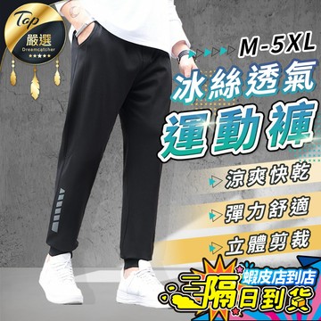 熱銷萬件 涼感透氣🔥運動褲 現貨免運費 涼感運動褲 長褲 工作褲 運動長褲 大尺碼 束褲 籃球褲 運動褲男 冰絲 涼感褲