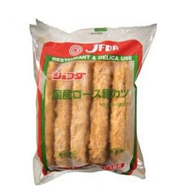 ［送料無料］JFDA(ジェフダ) 国産ロロース豚カツ(120g×5)×1袋  業務用 冷凍