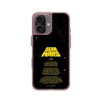 iPhone 17 Clear (相機按鈕) 晶醺玫 - 迪士尼-星際大戰 Star Wars - 星際大戰-開場字幕