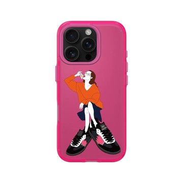 iPhone 16 Pro Clear 粉漾桃 - Tanaka Shen - In Her Shoes