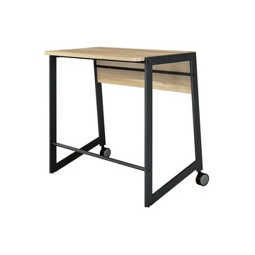 【berest】BD04-LW 活動吧檯桌(吧檯桌/耐重置物架/收納桌/工作臺/附移動輪