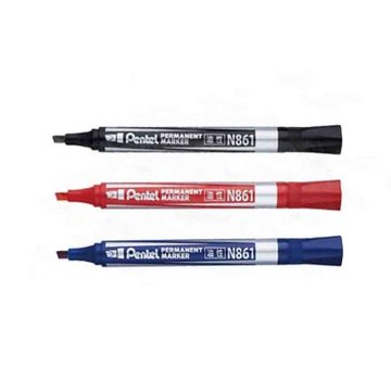 【Pentel 飛龍】油性筆 平頭 1.8~4.5mm /支 N861