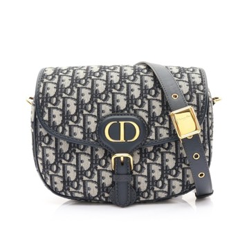 Dior 迪奧 Bobby 肩背包 藍色 Oblique 緹花帆布 M9319UTZQ 【二手名牌BRAND OFF】