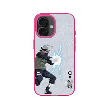 iPhone 16 Clear 粉漾桃 - 火影忍者 Naruto - 旗木卡卡西-雷切