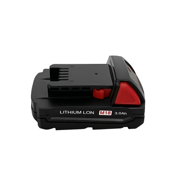 電池 鋰電池替代米沃奇Milwaukee M18 18V 1.5-3.0A手電鉆鋰電池電動工具配件