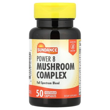 Sundance Vitamins, 優效 8 蘑菇復合物，50 粒素食膠囊