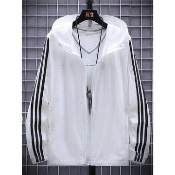 防曬衣男士夏季外套薄款寬松潮流外套夏季戶外衣釣魚防嗮服夾克男