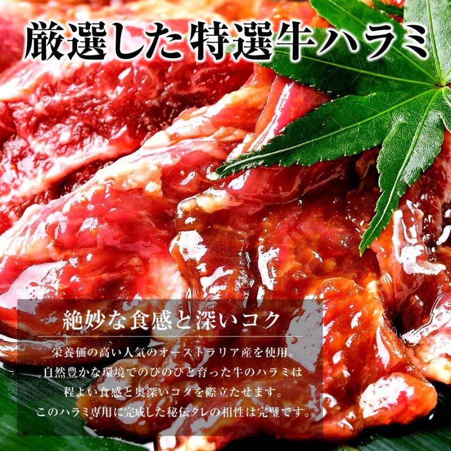 焼肉 セット 肉 牛肉 柔らか ハラミ タレ漬け メガ盛り 1kg 冷凍 食品 BBQ バーベキュー お取り寄せ グルメ