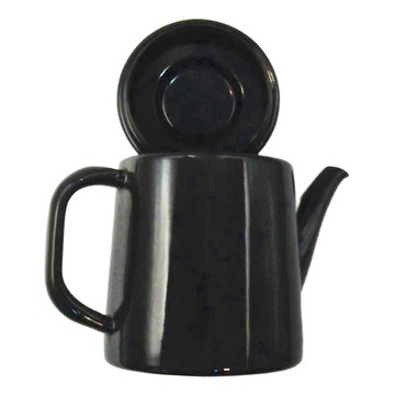 Noda Horo 野田琺瑯 煮水壺 1.5L 鍋體琺瑯 天然木  黑色  1個