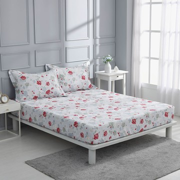 雙人床包枕套組/ SUPIMA匹馬棉 / 500織 / 伊芙琳 [鴻宇] 台灣製 - 2356