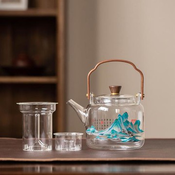 玻璃茶壺耐高溫煮茶壺家用燒水壺煮茶器2024新款養生壺泡茶專用