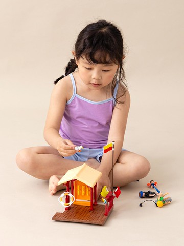 Organic Cotton Sleeveless Set-up [Lavender]