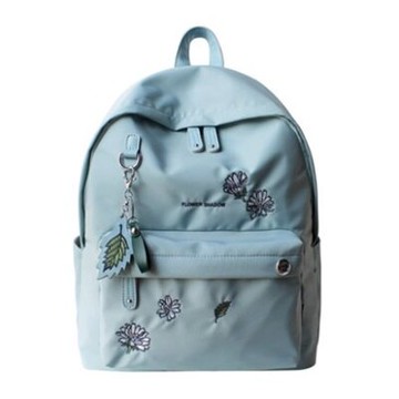 現貨+預購 後背包刺繡雙肩包-時尚休閒清新百搭女包包73sr8【獨家進口】【米蘭精品】