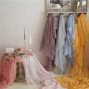 壓皺紗巾美食拍照道具蛋糕花藝拍攝ins拍照背景布攝影道具背景布