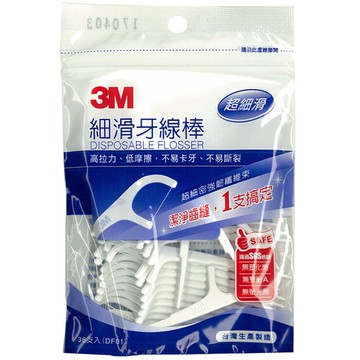 3M 單線細滑牙線棒 單包 36支