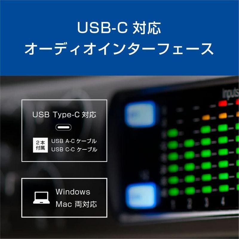 PreSonus Studio 1824c オーディオ MIDIインターフェース 24Bit 192kHz 18入力 18出力USB-C互換