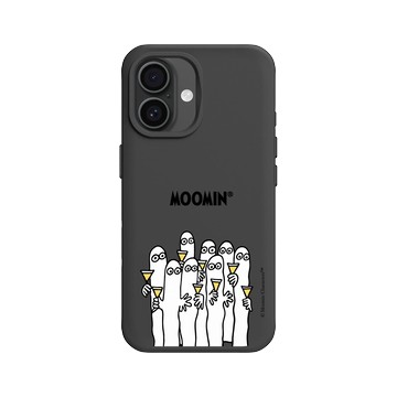 iPhone 16 SolidX 黑 - Moomin - 樹精Hattifatteners