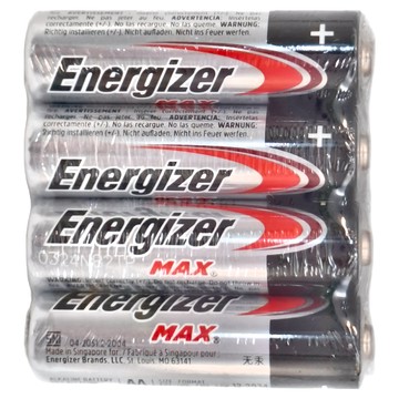 勁量 Energizer MAX 鹼性3號電池 (AA) 1.5V  4顆  1包