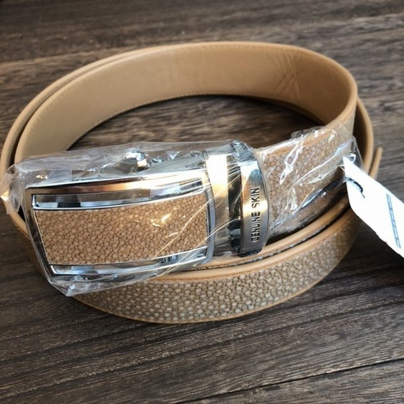 Pelgio ブランド かっこいい スティングレイ スティングレ ガルーシャ エイ革 本革 ポリッシュ ベルト ファッションベルト 本物の革 ナッツ 通販 Lineポイント最大0 5 Get Lineショッピング