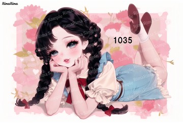 1035 原創貼紙 原創人物貼紙 貼紙 Rimarima RimaRima