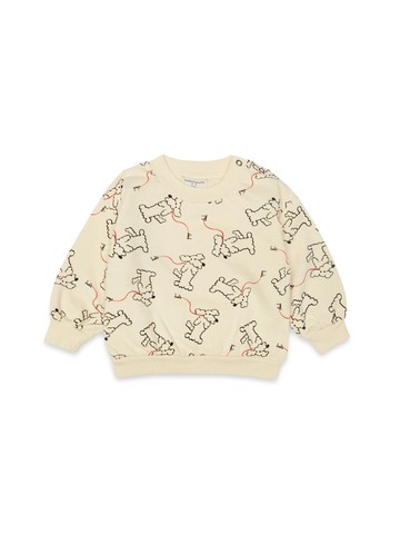 weekend house kids dog all over sweatshirt