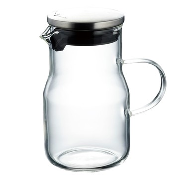 SALUS 佐藤金屬 玻璃調料收納罐 105 x 70 x 125mm 把手款  325ml  1個