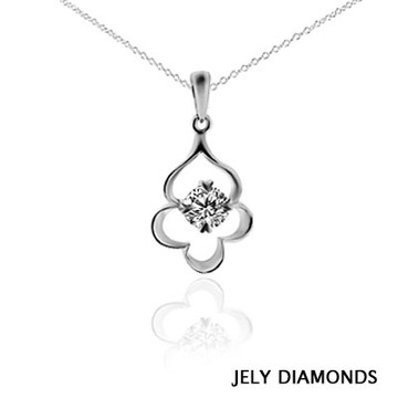 JELY 永遠至愛0.50克拉美鑽墜鍊