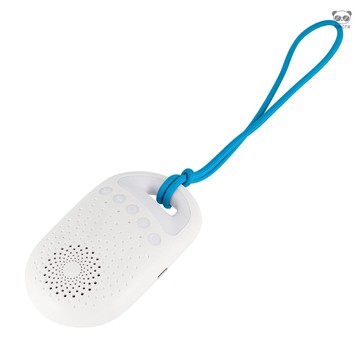 【有頻道】M4 便攜式嬰兒白噪音睡眠儀 26首音源 4檔定時 帶LED小夜燈（內置鋰電池）配掛繩 白色