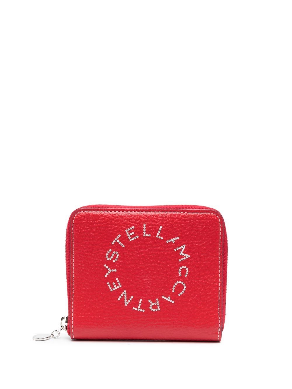 Stella McCartney - Stela Logo mini wallet - women - Polyamide/Polyurethane - One Size - Red