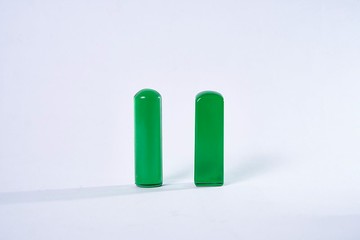 質感透光綠琉璃印章套組