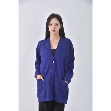 (L) 開衫藍色外套二手衣