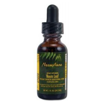Neem Leaf Extract Organic  With/ALC1 Oz by Neemaura