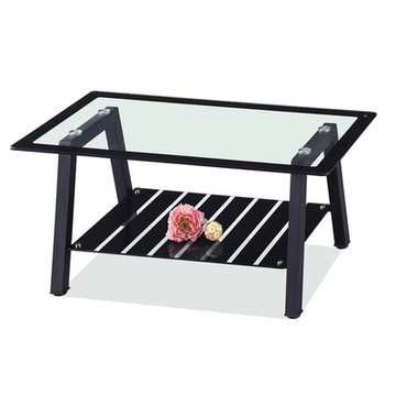 AS雅司-塞西爾玻璃茶几-100×50×44cm