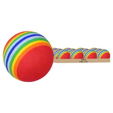 高爾夫EVA安全練習軟球 紅色彩球 40顆 室內練習