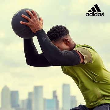 機能壓縮袖套-黑 S/M