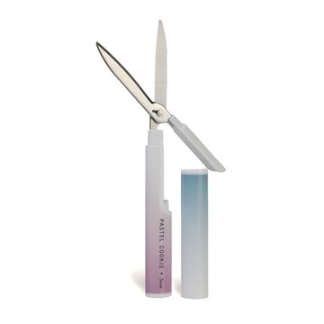 KOKUYO Pastel Cookie Sora攜帶剪刀-粉綠