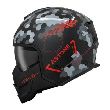 【星戰帽】Astone SK6 VA3 平黑紅 複合式安全帽