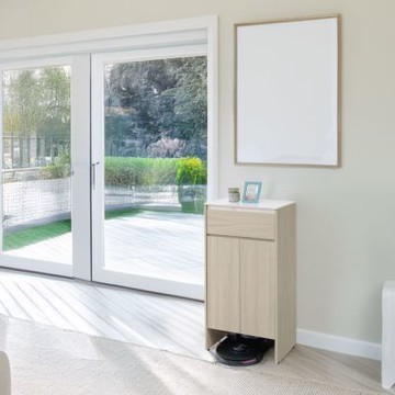 文創集 利奇2尺岩板底空二門單抽鞋櫃-60x40x121cm免組