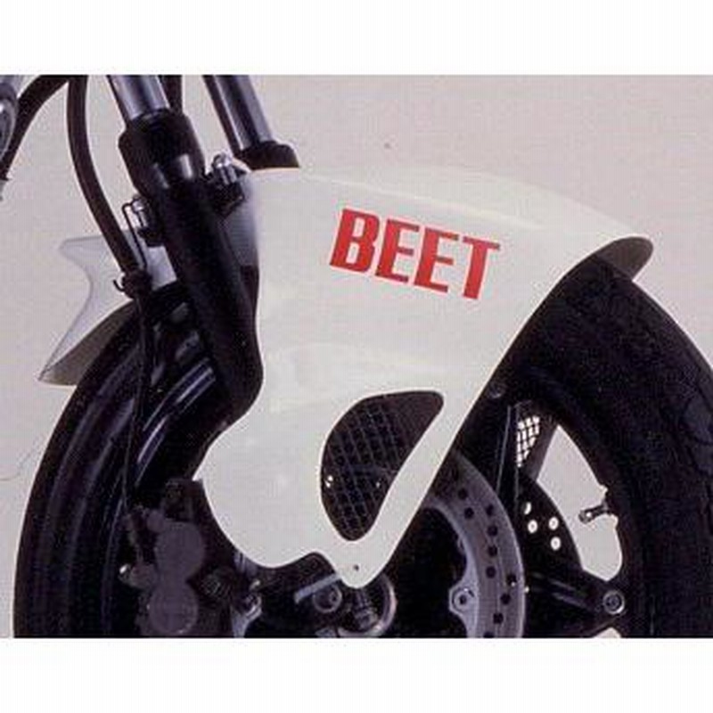 バイク BEET ビート エアロシャーク フェンダー ホワイト CBR400F 0301 ...