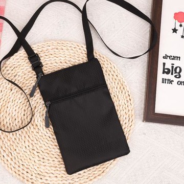 夏季單肩包牛津布防水斜跨迷你小包包手機包零錢包手拿掛脖證件包