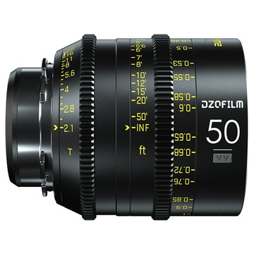 DZOFILM 電影鏡頭 DZOFILM VESPID PRIME 玄蜂系列 50mm T2.1 全片幅定焦專業電影鏡頭 PL-MOUNT