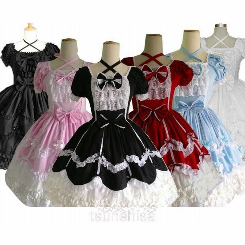 ワンピース ロリータ服 可愛い スカラップ ワンピース Lolita レース ゴシック ロリータ服 コスチューム コスプレ衣装 変身変装二枚 通販 Lineポイント最大0 5 Get Lineショッピング