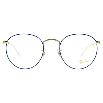 Ray-Ban 雷朋 金屬復古圓框光學眼鏡 RB3447V 3105  145 x 50mm  金色