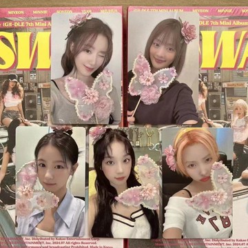 ⭐韓國代購正版⭐gidleKMS正版自拍女娃特典蝴蝶扇子趙美延米妮宋雨琦熱門熱賣