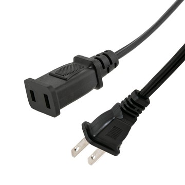 易控王 15米 3C電源延長線 投影機 電腦 電源線 二孔 SPT-2-18AWG*2C 2入組(70-030-07X2)