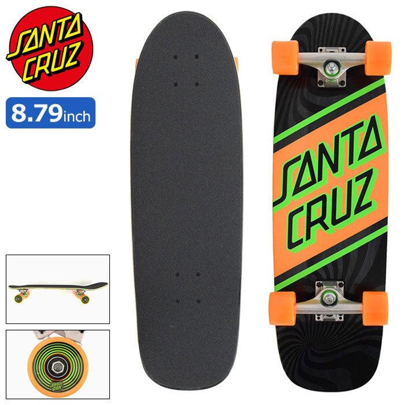 サンタクルーズ スケボー スケートボード SANTA CRUZ コンプリート デッキ 8.79インチ × 29.05インチ Street Skate  Spiral Cruzer (完成品) | LINEブランドカタログ